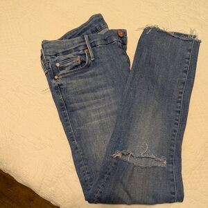 MOTHER Looker Crop Make Me